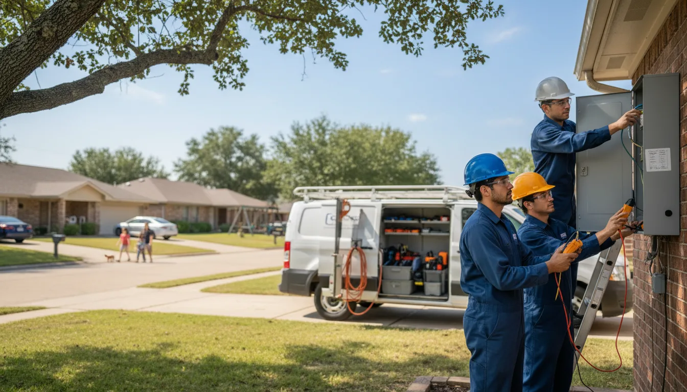 Certified electrician providing emergency electrical services in Garden City, MN